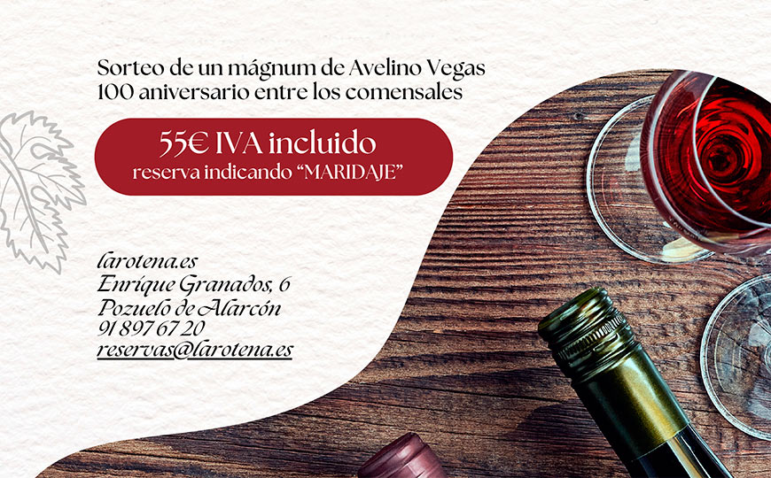 comida con maridaje, restaurante en Pozuelo de Alarcón